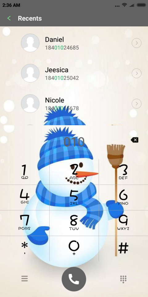 Snowman screenshot