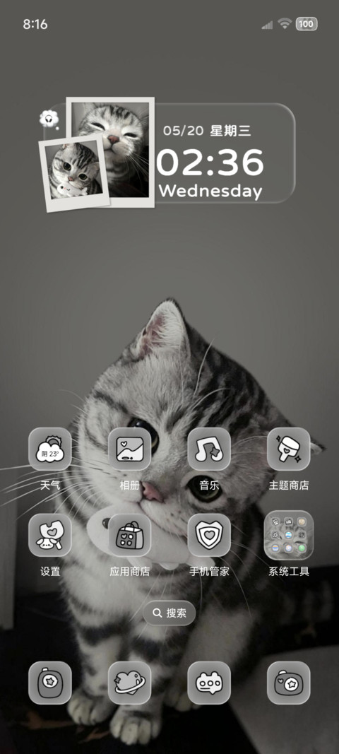 ins重感 呆呆小猫 screenshot