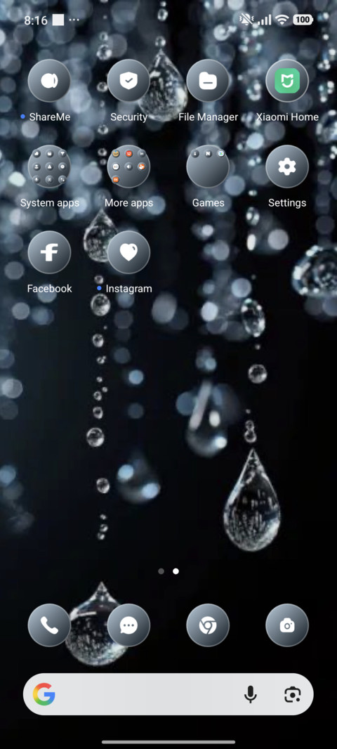 Crystal Rain screenshot