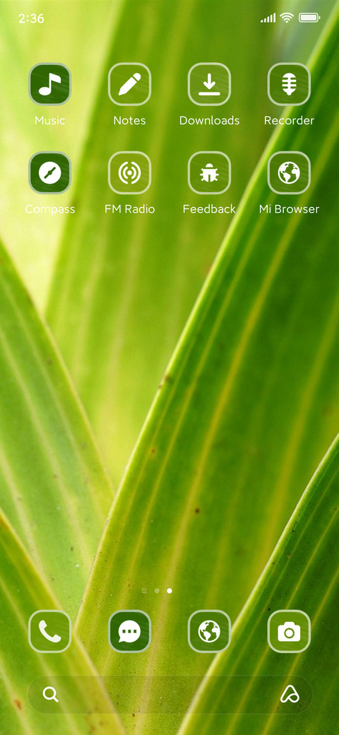 Leaves screenshot