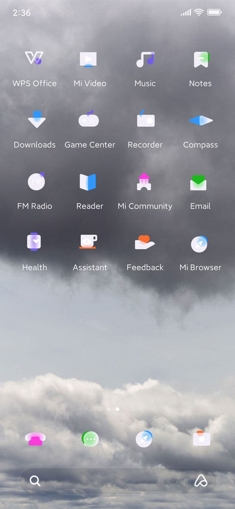 Cloudy day screenshot