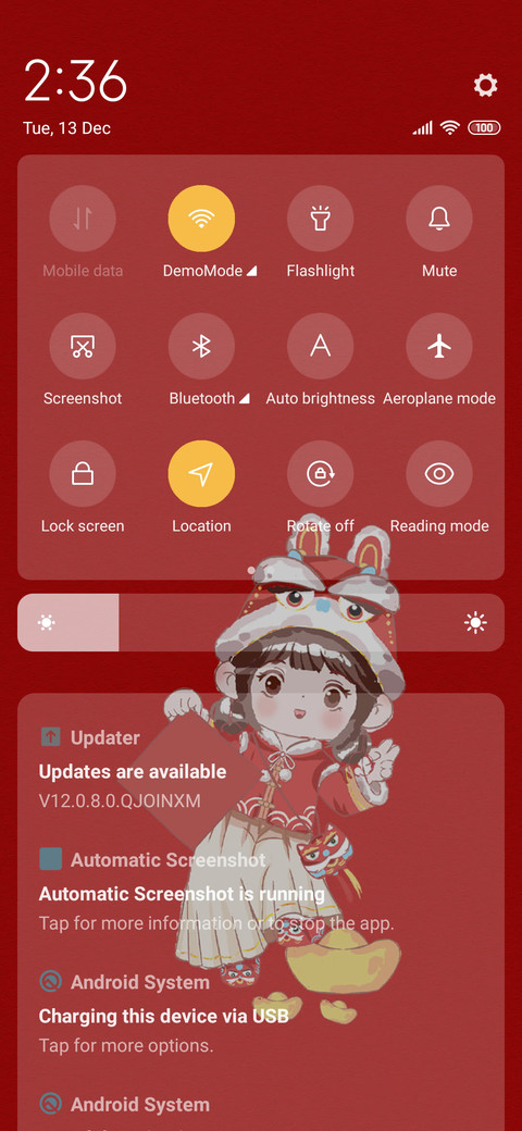 Winter bell month screenshot