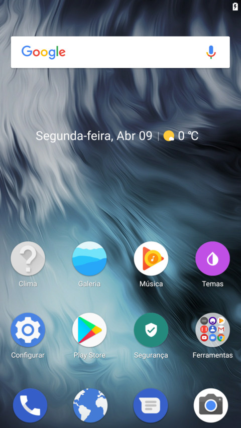 Android P screenshot