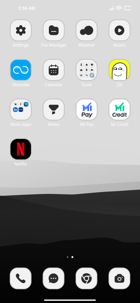 White screenshot