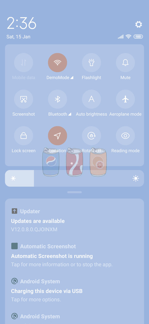 Hand-painted cans screenshot
