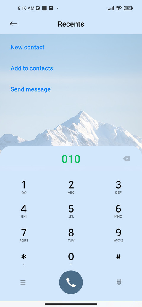 Mountain range screenshot