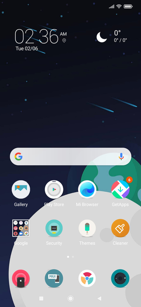 Simple SpaceX screenshot