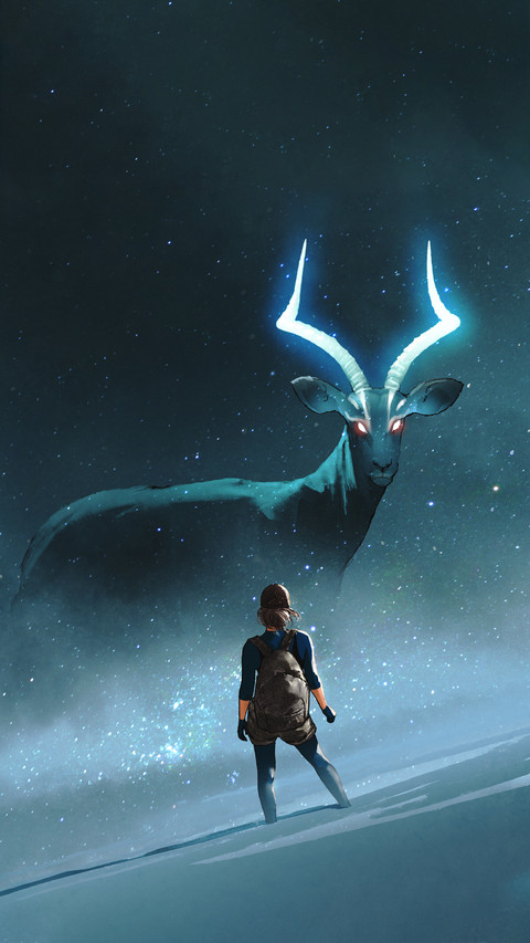 Illustration of a deer screenshot