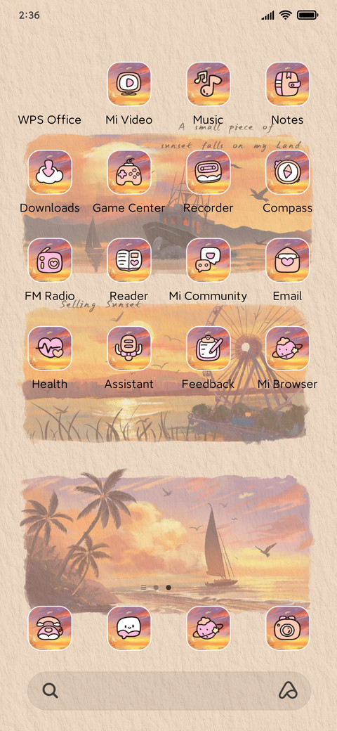 Oranges The sunset screenshot