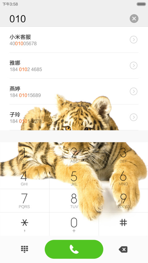 下山虎（动态桌面+百变虎眼图标+解锁音效） screenshot