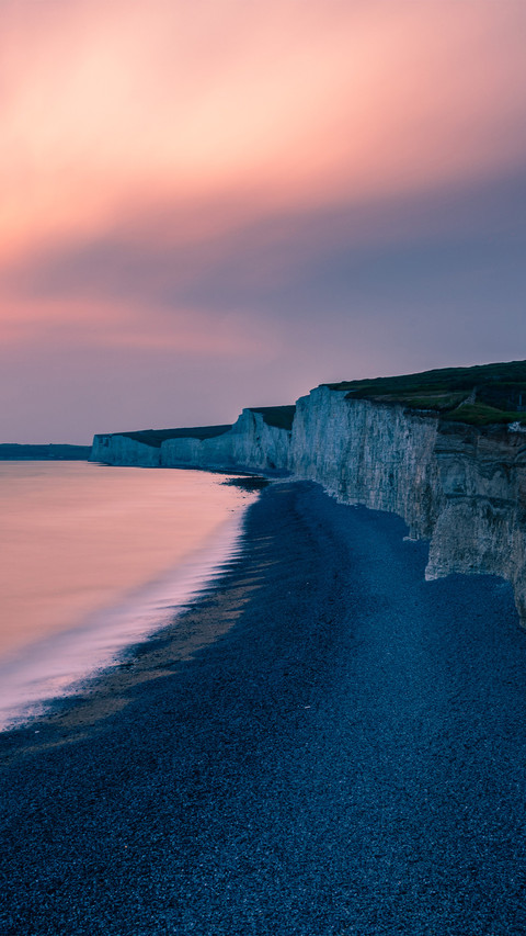 Seven sisters white cliff sunset glow screenshot