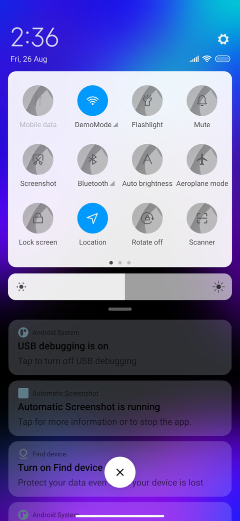 Spectrum screenshot