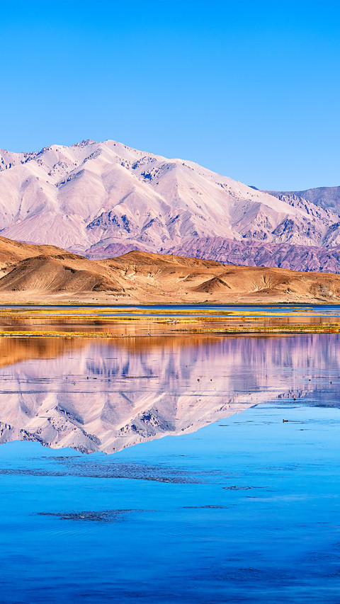 The sky mirror of bangong lake screenshot