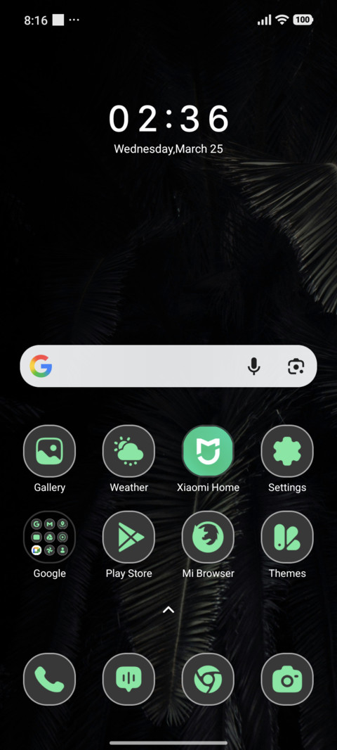 Night Palmtree screenshot