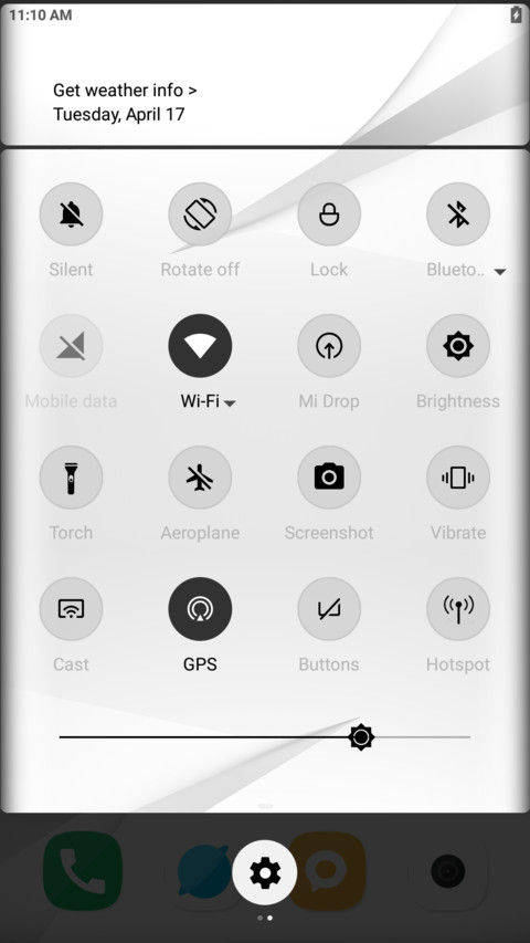 White screenshot