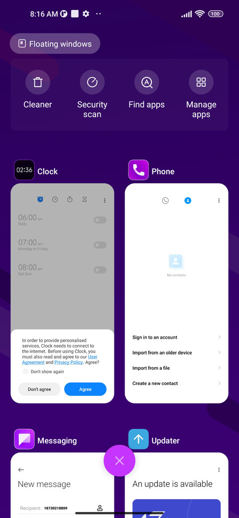 Fancy Dark Purple screenshot
