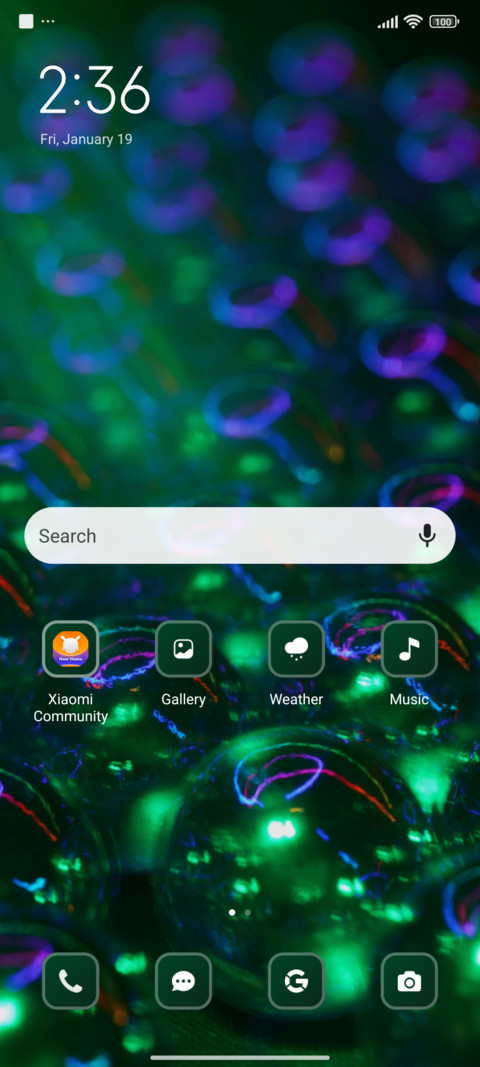 Colourful screenshot