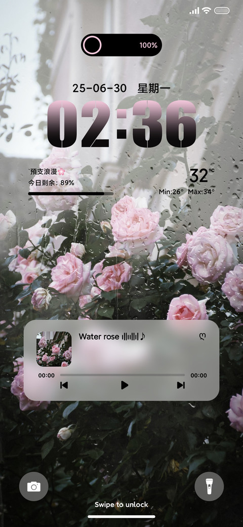 ins水雾粉玫瑰 screenshot