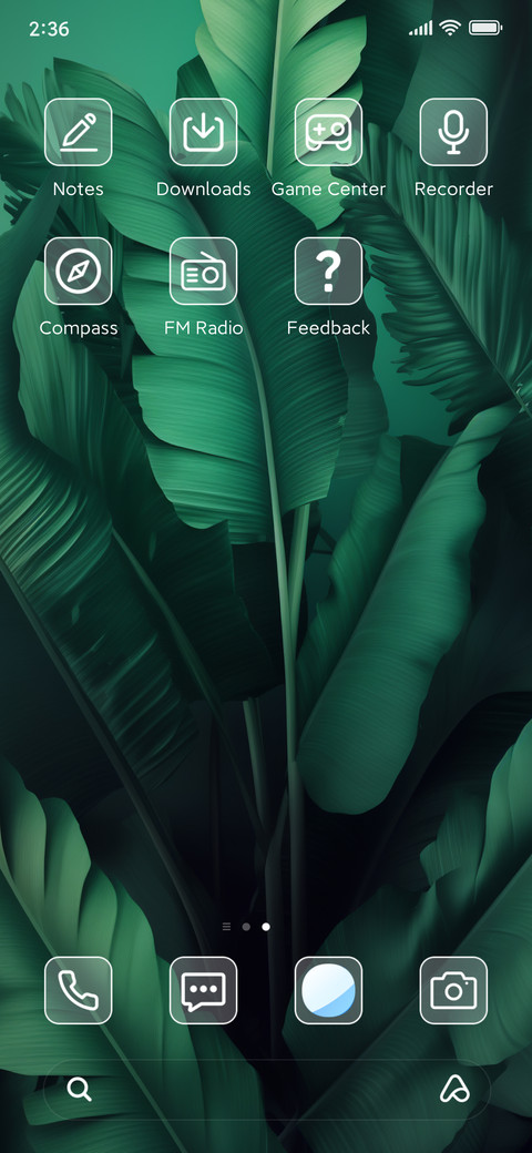 Green plant screenshot