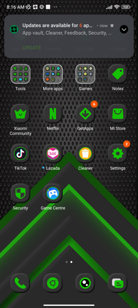 Mystic Green Tech screenshot