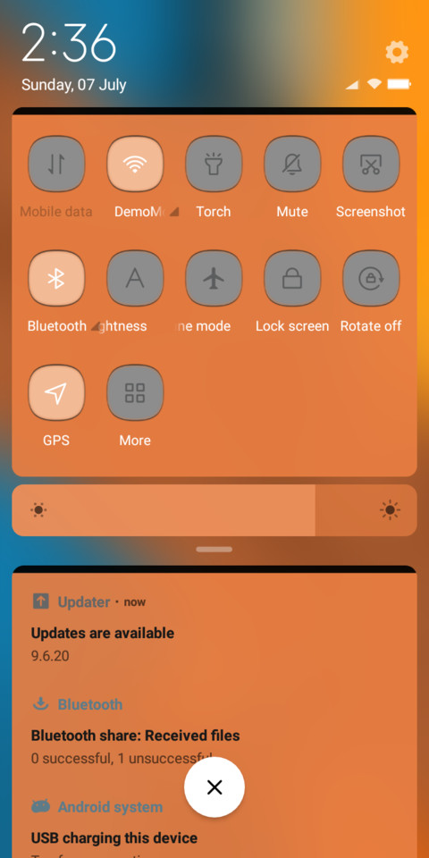 Orange Accents 2 v10 screenshot