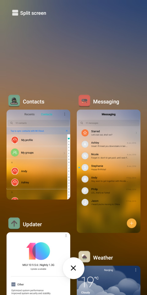 Azzura theme screenshot