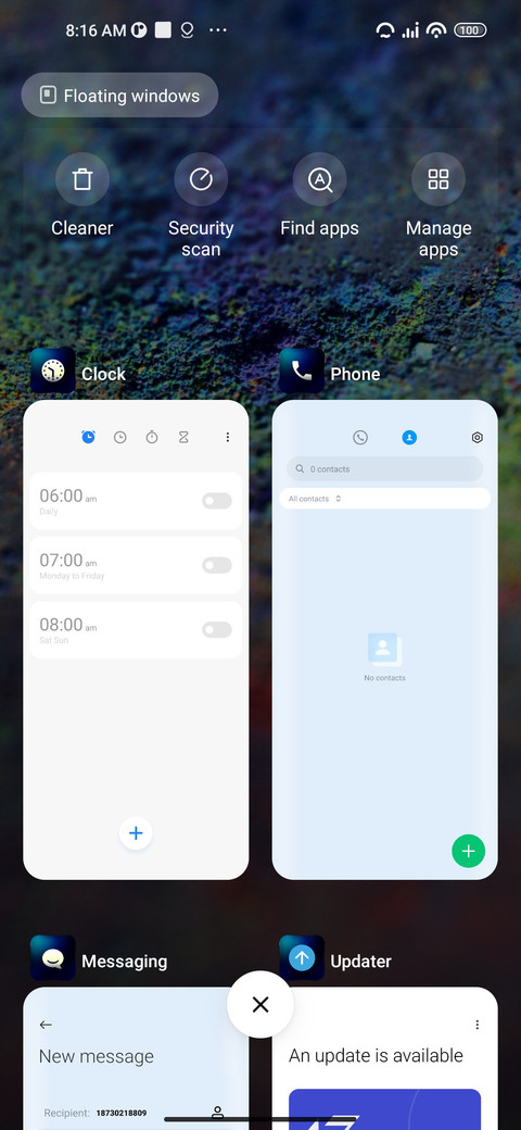 Color screenshot
