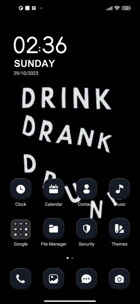 Drink screenshot
