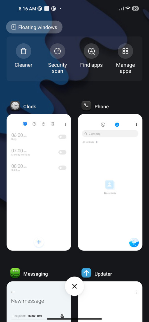 Unusual IZ V13 screenshot