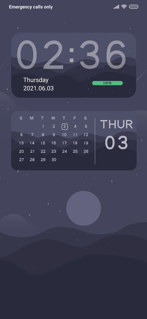 Minimalist waves screenshot