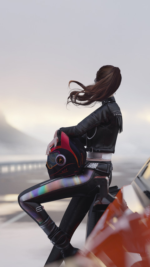 赛车中的女神 screenshot