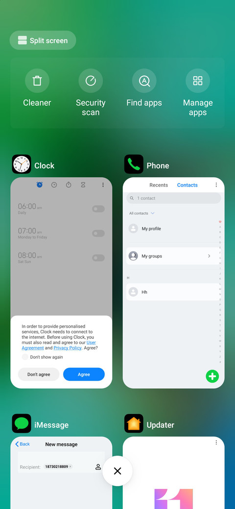 iOS Black v11 screenshot