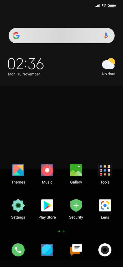 Material Green_DWM3 screenshot