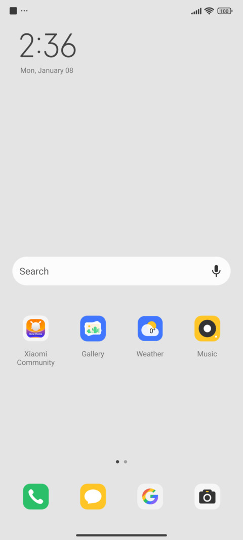Multicolored ring screenshot