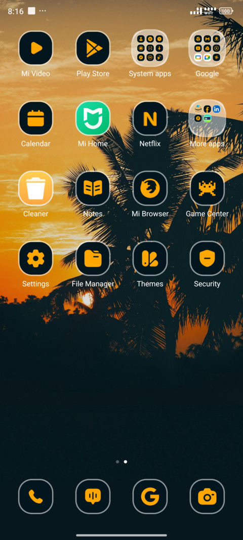 Sun rise screenshot