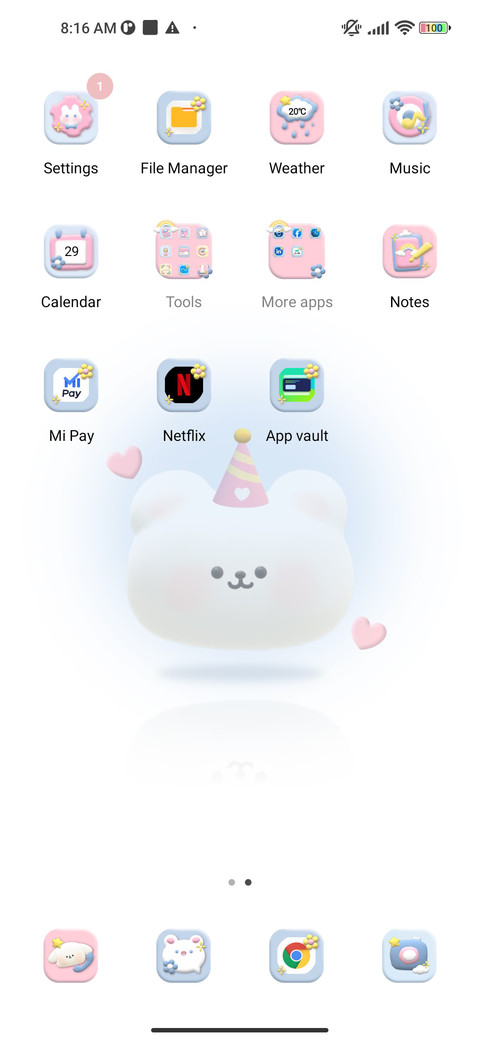 3D Pink Cute screenshot