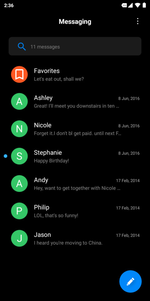 Pixel Q Dark v10 screenshot