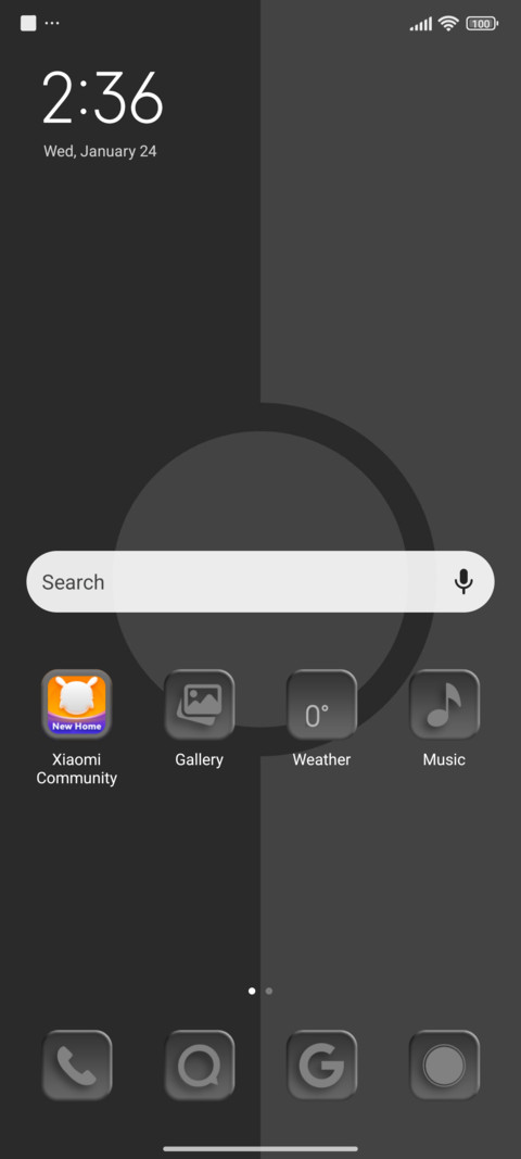 Gray Style screenshot