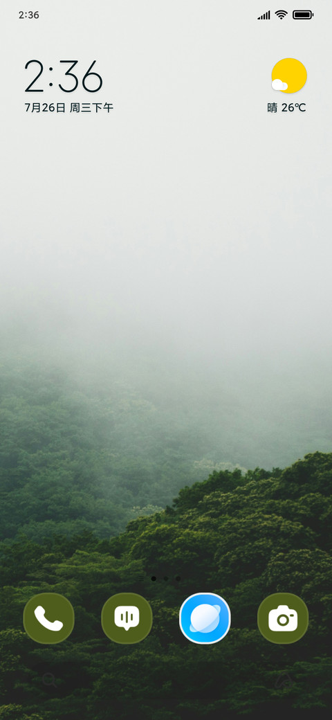 Foggy Woodland screenshot