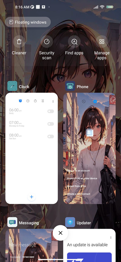 Backpack girl screenshot