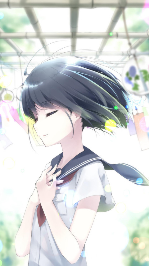 短发少女 screenshot
