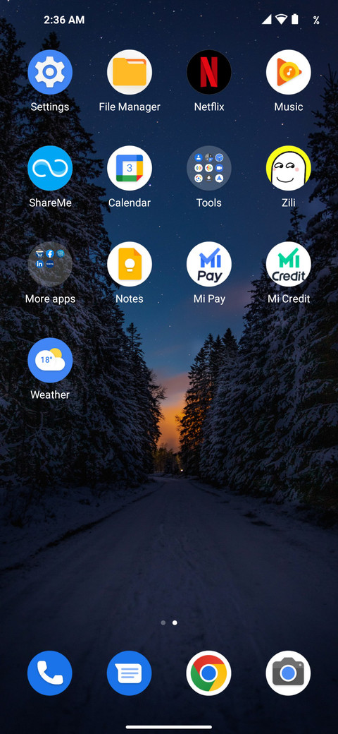 PixysOS screenshot