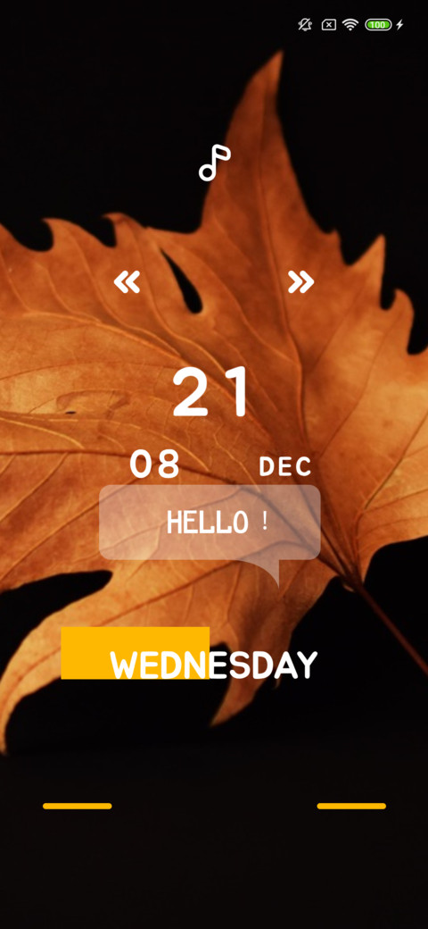 Orange screenshot