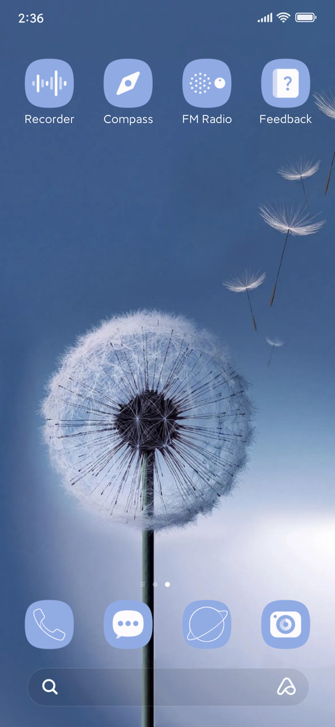 VK Blue Bloom screenshot