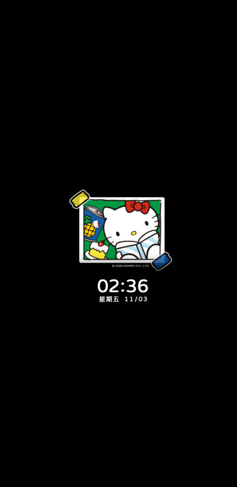凯蒂猫多彩复古贴纸 screenshot