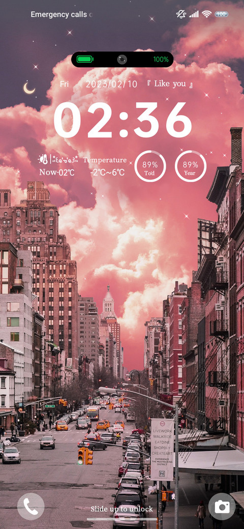 Clear sky screenshot