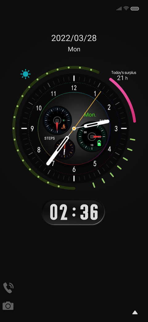 Clock multimode screenshot
