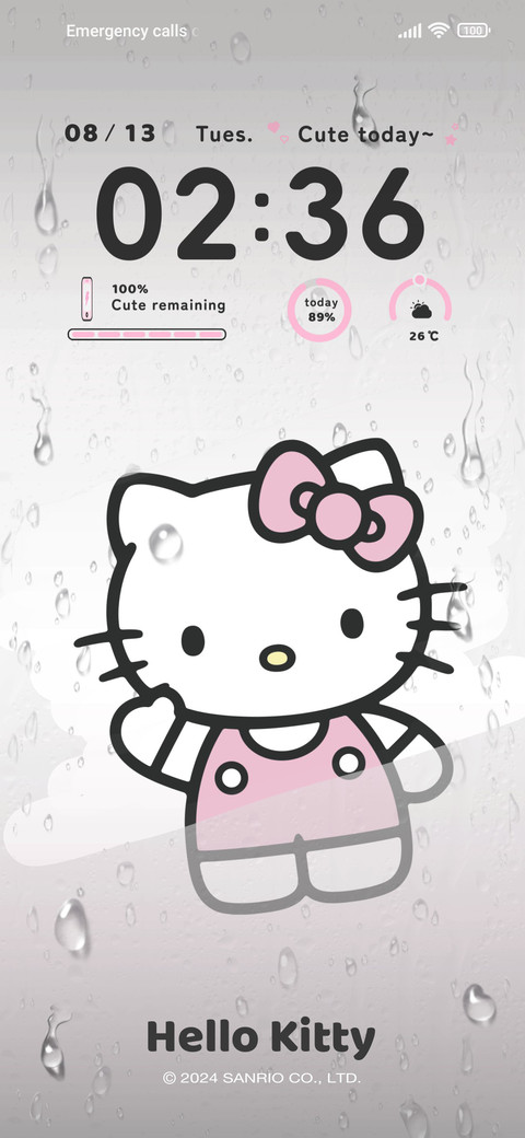 Hello Kitty Rain screenshot