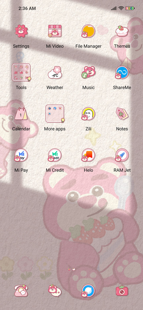 Berry light bear screenshot