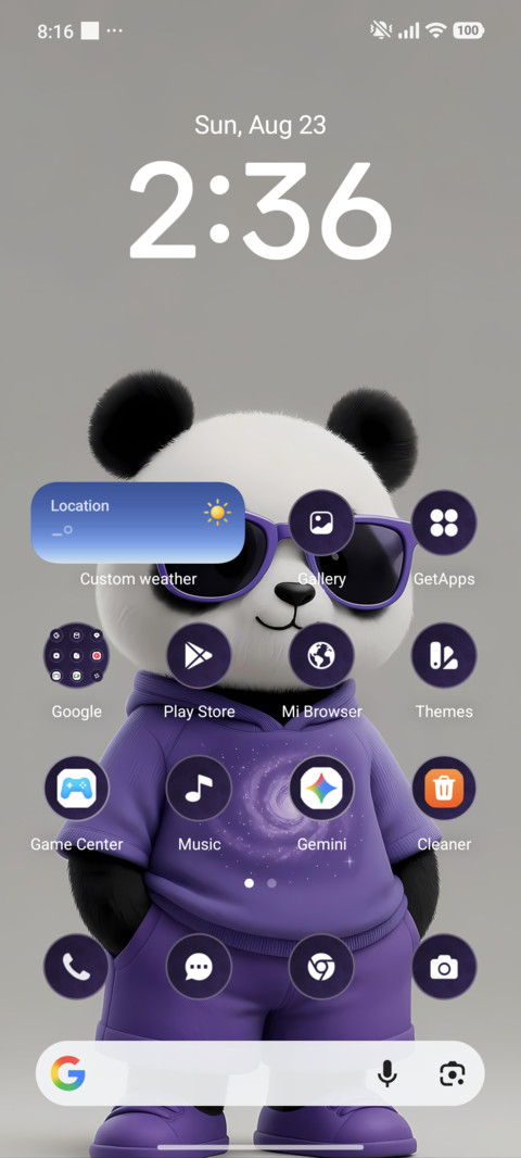 Astro Panda screenshot